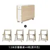 Juego de mesa y sillas plegables multifuncionales estilo nórdico, diseño moderno y minimalista, adecuado para apartamentos pequeños, mesa de comedor expandible, mesa de comedor simple