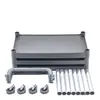 Carro Multifuncional para Retirar Comida de Restaurante de Hotel Carro para Recoger Platos Espeso para Catering de Hotel Carro Comercial Carro Móvil de Tres Niveles para Recoger Comida