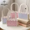 Caixa de Flores de Mão Pensamento Sete Cores Coração Doce, Caixa de Embalagem para Flores, Caixa de Presente, Caixa de Flores para Embalagem de Coração Doce
