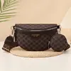 Bolsa Feminina 2026 Novo Estilo Fashionável Tendência Ombro Único Transversal Bolsa de Cintura Estampada Influenciador(a) Versátil Estilo ins Transversal Bolsa de Peito