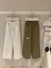 Wgwe9145 Guangzhou Shisanxing Verano Nuevo para Mujer Cintura Alta Pierna Recta Adelgazantes Sueltos Casuales Pantalones Largos de Mezclilla Tendencia