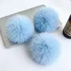 Bola de Pelo Falso de Zorro 10/12cm Bola de Felpa Colorida Colgante para Sombrero Bolsa Accesorios de Decoración DIY en Stock para Entrega Rápida