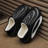 Pantuflas de Algodón Impermeables para Hombre Invierno Hogar 2025 Nuevo Bolso Talón Zapatos de Algodón Pantuflas Cálidas Otoño e Invierno Ropa de Exterior para Hombre