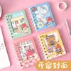 Moka Magic Card A7 Cuaderno de Espiral con Ventana Vuelta a Clases Premio Cuaderno Creativo Regalo para Estudiantes Papelería de Dibujos Animados Venta al por Mayor