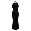 2026 Verano Nuevo Estilo Aliexpress Vestido Casual Elegante Sexy para Mujer con Cuello Halter Hombros Descubiertos Ajustado que Resalta la Cadera 5660