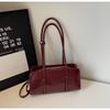 Bolso Cuadrado Pequeño de Gran Capacidad Texturizado Transfronterizo Nuevo Tendencia Otoño e Invierno 2025 Bolso de Hombro y Axila Bolso de Viaje Simple Retro
