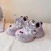 Zapatillas para Niñas 2025 Nueva Moda Tendencia Transpirables para Niñas Pequeñas Niños Grandes Malla Princesa Zapatos Papá