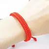 Pulseira de corda de mão tecida à mão com nó de diamante, segura, de boa sorte, ano de nascimento, presente para estudantes, pulseira de corda vermelha para homens e mulheres, pulseira para casais
