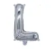 Globos de Foil Plateados de 16 pulgadas con Letras Inglesas A-Z y Números 0-9, Soportan Varios Conjuntos de Combinaciones de Globos de Papel de Aluminio