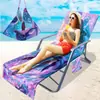 Fornecimento Exclusivo Transfronteiriço de Capas para Cadeiras de Praia de Microfibra, Série Oceano com Impressão Digital 3D, A partir de Uma Peça