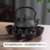 Sala de Modelos Casa de Té Estante Antiguo Juego de Té Decoración Suave Estilo Chino Nuevo Tetera Pequeña Creativa Olla de Hierro Fundido Adornos para Sala de Té