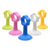 Maçaneta de Porta Batente de Porta Furo Livre Silicone Anti-Colisão Batente de Porta Maçaneta de Porta de Banheiro Amortecedor Batente de Porta Silencioso com Sucção