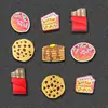 Accesorios para Zapatos Croc Serie Postre Charms para Zapatos Decoraciones DIY Clips Adecuados para Zapatos de Jardín, Zapatos Casuales