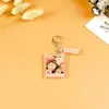 Chaveiro Acrílico Transparente Personalizado pelo Fabricante DIY Camada Única e Dupla Animação Desenho Animado Turismo Cultural Pingente Chaveiro Personalização