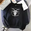 Sudadera con Estampado Gótico Misterioso Satánico de Estrella de Cinco Puntas para Mujer, Sudadera Casual de Invierno Hip-Hop Streetwear Ancha