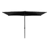 Sombrilla de Exterior de Media Cara, Sombrilla de Sol para Montar en la Pared, Altura Ajustable, Sombrilla de un Lado, Sombrilla Lateral Elevable, Sombrilla Cuadrada para Plantas Verdes en Balcón