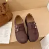 Zapatos Birkenstock Retro para Mujer 2026 Nuevos Zapatos de Otoño para Mujer Zapatos Planos Cobertura Total Birkenstock Slip-On Suela Suave Zapatos Individuales para Mujer