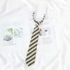Corbata Rayada Rojo Vino para Mujer, Estilo Japonés, Estilo jk, Estilo Preppy, Persona Perezosa, Foto sin Trabajar, Material Escolar, dk Corto Marrón Hombre