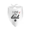 Bandana para Mascota Día del Padre Bandana para Perro Bufanda para Cuello de Gato Día del Padre-Mascota Bufanda para Mascota