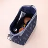 Bolsa de Cosméticos de Moda, Portátil y Sencilla, Neceser con Estructura de Acero, Impermeable, Gran Capacidad, Bolsa de Almacenamiento Multifuncional para Cosméticos de Viaje