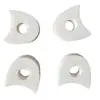 Separador de Dedos del Pie y Pulgar del Pie, Corrector de Pie, Esponja de Látex Natural, Separador de Dedos del Pie para Manicura, Separador Desechable para Dedos del Pie, Pedicura
