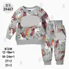 Sudadera de Otoño Nueva de Cuello Redondo Transfronteriza Material Ropa para Bebés y Niños Traje de Dos Piezas Traje Deportivo Casual [Mayoreo]