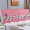 Funda Acolchada para Cabecero Todo Incluido Estilo Nuevo, Funda Elástica de Tela Suave para Cabecero, Cojín Anticolisión de Tablero de Madera Estilo Europeo, Cubierta Antipolvo