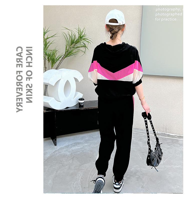 跨境淘货源2023春夏秋季新款街头潮流减龄小个子爆款欧货网红款运动套装休闲运动气质休闲时尚流行新款春夏秋装春夏秋装女装时尚套装套装女装春夏秋季套装女套装女女士运动服女装两件套套装卫衣套装休闲套装春夏秋季套装女装时尚套装盐系休闲套装女装2023