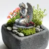 Anjo Rezador Encantador Transfronteiriço Inserção de Jardim Acrílico Decoração Externa Plantas em Vasos e Canteiros Perfeito para Comemoração