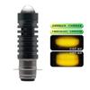 Faro Auxiliar de Motocicleta Ledh6 Vehículo Eléctrico Faro Super Brillante Luz Doble Amarilla y Blanca Faro Lente Ojo de Pez Luz Delantera