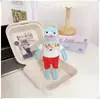 Colgantes de peces geniales, peces flácidos, peces que yacen planos de los residentes de Fondo de Bikini, accesorios para llaveros, overoles, Año Nuevo
