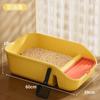 Caixa de Areia para Gatos Semi-Fechada Banheiro Grande para Gatos Caixa de Areia para Gatos com Pá Fabricante de Caixa de Fezes para Gatos Atacado Caixa de Areia Grande para Gatos