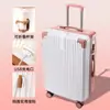 ¡Wow Maleta Personalizada para Estudiantes Mujeres, Trolley de Ángulo Recto Retro Resistente a Rayones Caja con Contraseña, Maleta de Cabina con Marco de Aluminio