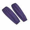 Mangas impermeables de cuero de color liso transfronterizas para hombres y mujeres, longitud extendida con puños elásticos, resistentes al aceite y al desgaste, mangas protectoras para uso doméstico y de taller