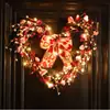 Guirlanda Transfronteiriça Dia dos Namorados Porta Flor Artificial Rosa Mesa de Jantar Atmosfera de Casamento Decoração de Pendurar na Parede Amazon Decoração de Pendurar na Porta