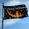 Especializado en Comercio Exterior, Banderas de Halloween, Banderas de Calabaza Espantapájaros Calavera, Banderas de Poliéster Pintadas con Spray por Ambos Lados, Personalizadas para Amazon