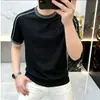 2026 Nueva Camiseta Casual de Verano para Hombre, Transpirable, Versátil, Bloques de Color, Elegante, Alta Calidad, Manga Corta
