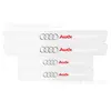 Entrega en una sola pieza coche dedicado transfronterizo estribo de puerta pegatinas protectoras anti-huella logo del coche pedal de bienvenida pegatinas decorativas transparentes