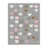 Redanco5D Repujado Popular Dibujos Animados Pegatina para Uñas Corazón de Mezclilla Estéreo Pegatina para Uñas Dr1549