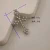 DIY Estilo Coreano Elegante Icono de Logo Grande Letra Aleación Accesorios Trendy Accesorios para el Cabello Pasador Broche Kt Accesorio de Aleación