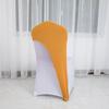 Funda Decorativa Transfronteriza para Respaldo de Silla de Una Sola Pierna, Pieza Única Elástica, Funda para Silla de Hotel y Banquete, Color Sólido, Cubierta para Respaldo de Silla de Una Sola Pierna Baita