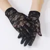 Mangas de Protección Solar Transfronterizas Verano Largas Halloween Mangas para Brazos Encaje Elegante Finas Mujeres Conducir Transpirables Guantes sin Dedos