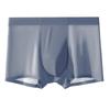 Verão Secagem Rápida Seda Gelo Roupa Íntima Masculina Sem Costura Peça Única Cueca Boxer Masculina Verão Respirável Fresca Cueca Boxer Masculina