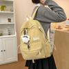 Mochila para Mujer Estilo Japonés Ins Simple Fresca Mochila Escolar para Estudiantes Universitarios Versión Coreana Casual Versátil Mochila de Viaje