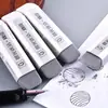Herramienta de Pluma Borrador Frost para Estudiantes, Bolígrafo de Gel de Carbono Borrable, Bolígrafo de Bola, Lápiz, Borrador Mágico Semi-Arena de Uso Múltiple