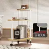 Mesa auxiliar simple y portátil para la sala de estar, adecuada para usar como mesa de café o mesita de noche en apartamentos pequeños