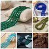 Venta al por mayor 10/14 mm Agujero Recto Cuentas de Cristal Flor de Ciruelo Accesorios para Pulseras DIY Accesorios para Ropa y Otros Materiales Cuentas Sueltas de Vidrio