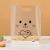 Celebridade da Internet Espessada Saco para Assar Takeaway Saco para Molho Saco Transparente Saco Tote com Alça Saco para Cavar Estilo ins Salada Pão Bolo Torta de Ovo