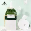 Toalla de Rollo Desechable Ermutao Extraíble Engrosada Seca y Húmeda Suave Toalla de Limpieza de Belleza para Limpiar el Rostro