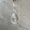 Cortina de Cuentas Colgantes de Cristal Cortina de Puerta Decoración Cadena de Cuentas para Boda Bola de Cristal con Cuentas Tira Larga de Iluminación Accesorios DIY